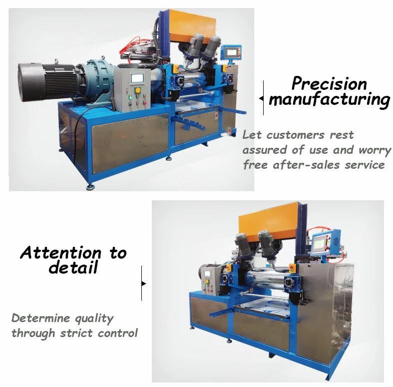 Rubber Two Roll Mixing Mill Rubber Mixing Mill For Lab Laboratory Two Roll Mill Machine Good Sale