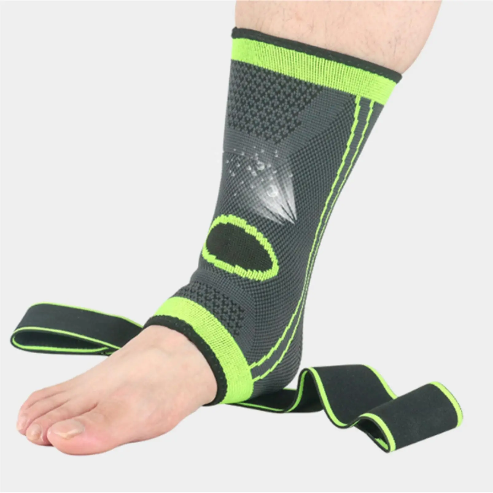 Football Sports Strain Wraps Bandages Elastic Compression Ankle Protection Socks Sleeve Brace Ankle Support
