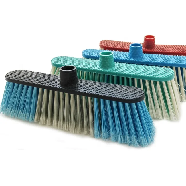 Wholesale coloured plastic broom head