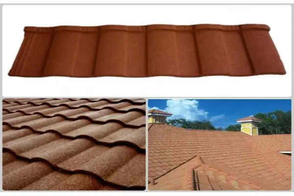 Roof Tiles Light Color Stone Coated Steel Sheet House Roof Tudor Roofing Sheet