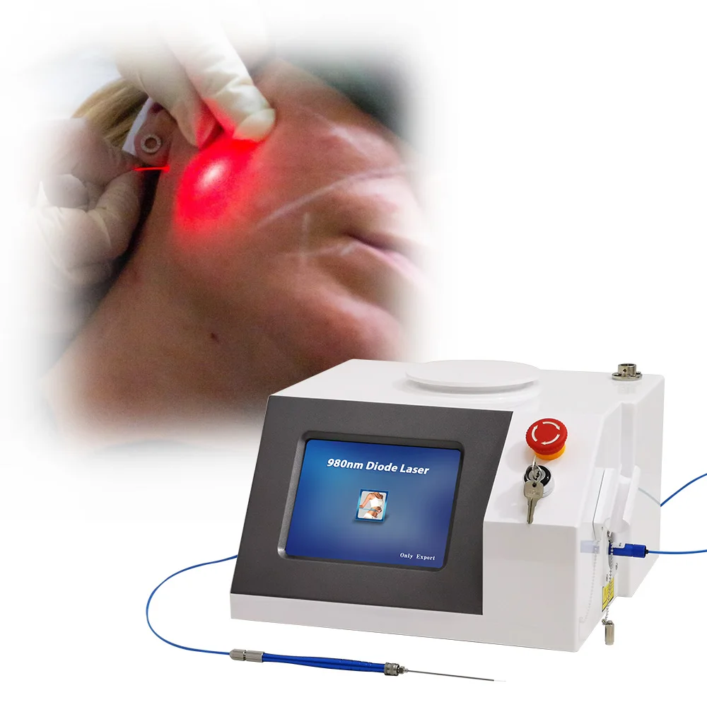 Endolaser 980nm 1470Nm diode Diodo Laser Medical Lipolysis Endo Face Lifting Facial Machine