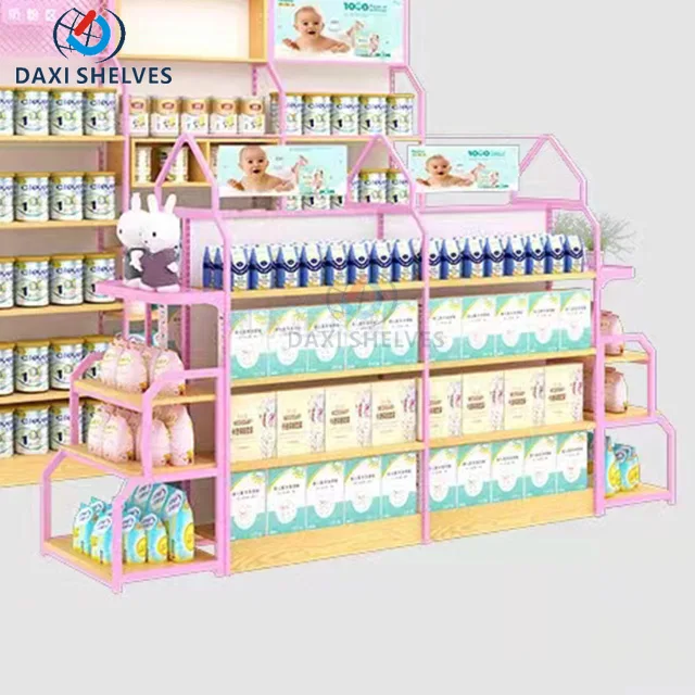Диспенсер для конфет аптека продуктовые товары деревянные полки сверхпрочные стеллажи супермаркет