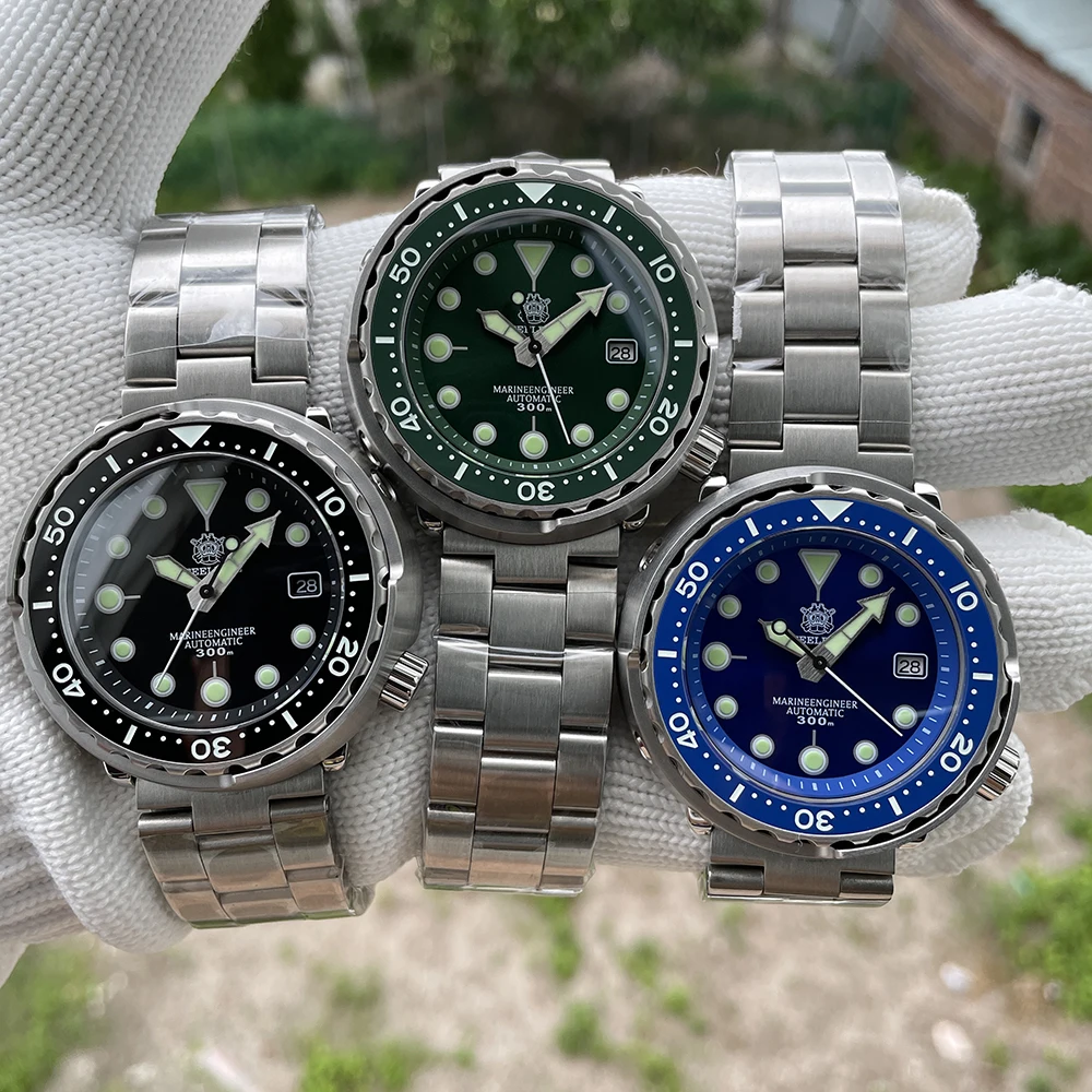 SD1975 New Arrival 2020 Steeldive Brand 300m Water Resistant Ceramic Bezel NH35 Automatic Dive Watch with blue dial