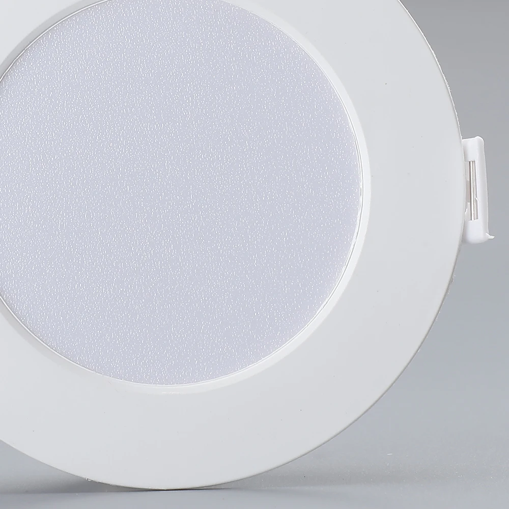 High Lumen White PC Plastic LED Lamps Panels 5W 7W Small Panel Lights Square Round LED Panel Light