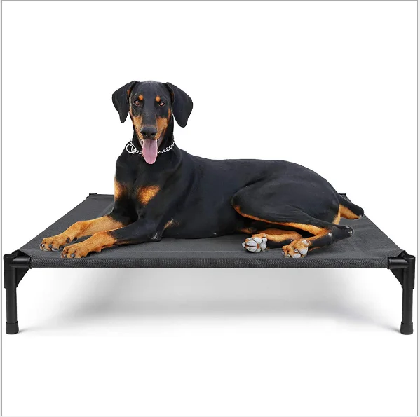 Iron frame net surface moistureproof practical pet dog and cats camp bed