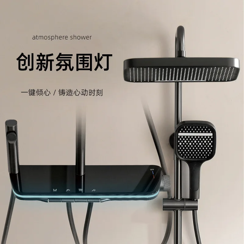 Hot Sale 1150QH Gun Grey Piano Key Design Bath & Shower Faucets Premium Product