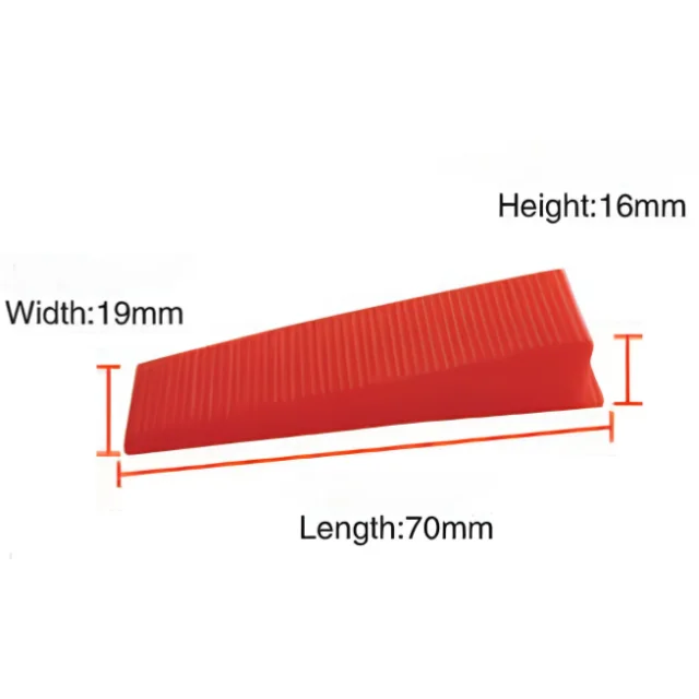 Hot Sale Modern Design Cross Tile Leveling System for Wall and Floor Tiles 1mm & 1.5mm PE Spacer Accessories