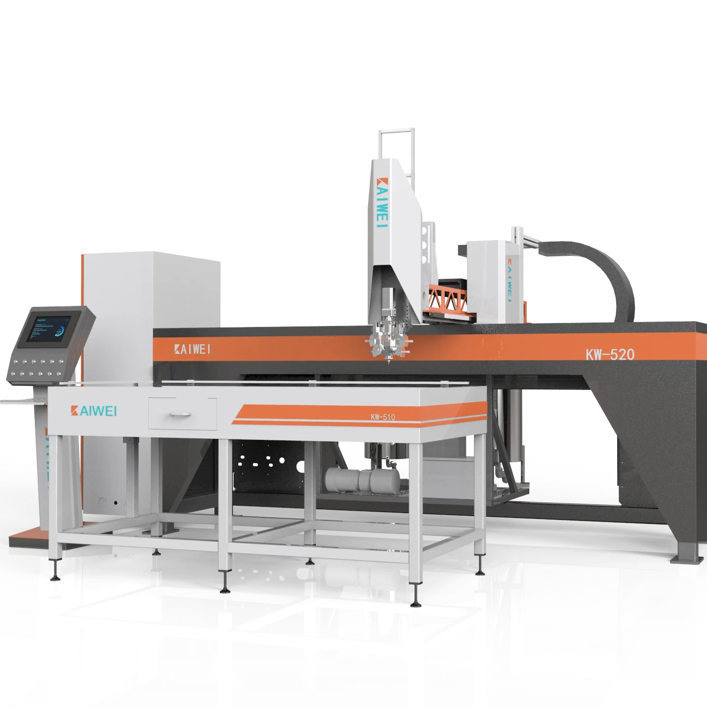 Автоматическая полиуретановая дозирующая машина KW520D, машина для литья под давлением полиуретана