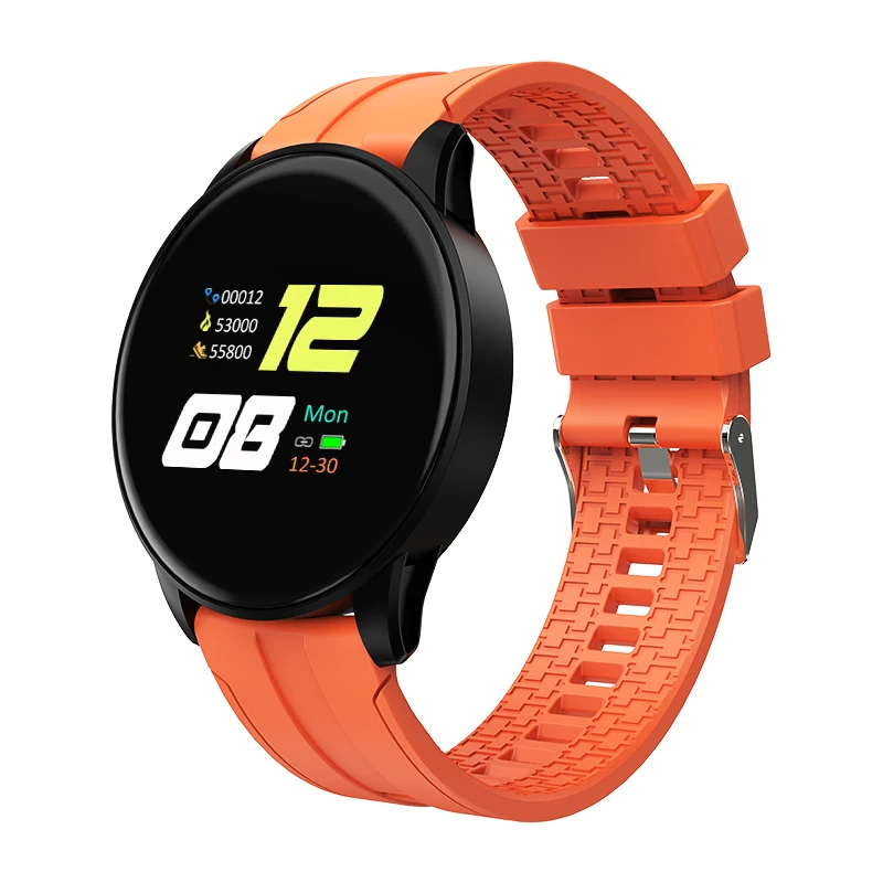  Music Control 1.3 TFT Glass Screen Smart Watch Heart Rate Blood Pressure Fitness Tracker With Reject Call Sport