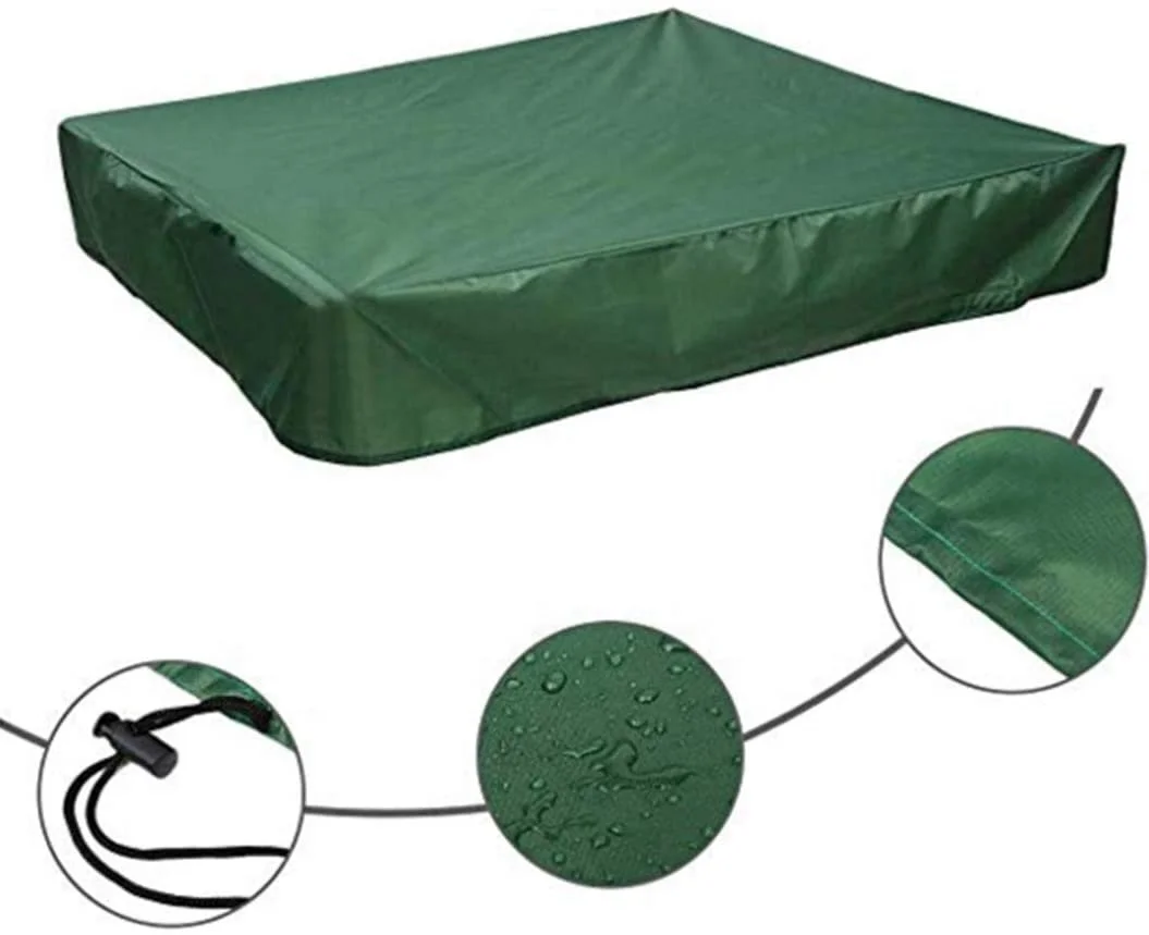 Cheap Price garden furniture cover Sandpit Cover With Drawstring Waterproof Dust-Proof Garden Outdoor cover