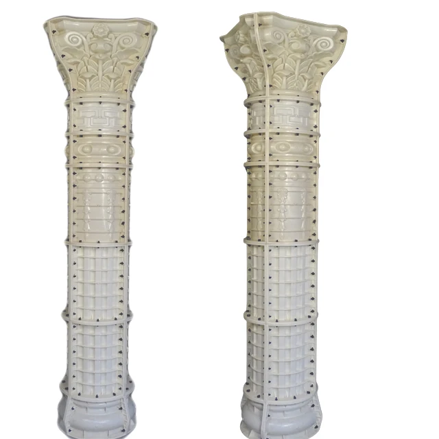 30cm Roman Mould  Pillar ABS Plastic Durable Round Concrete Pedestal Column Mold