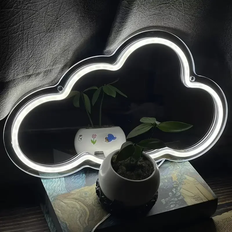 Cloud Neon Signs LED Flex Light for Party Supplies & Room Decor Girls Accessory & Kids Gifts-Plastic Lamp Body with Neon Bulbs