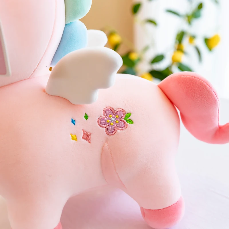 Cute Unicorn Fur Toys Custom Plush Dolls Handmade Plush Toys Customized for Unique Gift Plush