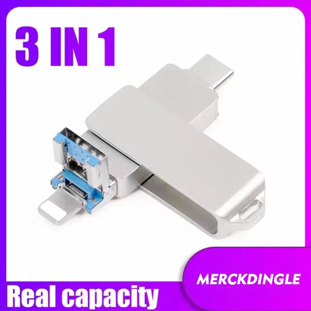High quality Phone storage gift Brand New Usb C Flash Drive 8gb 16gb 32gb 64gb 128gb Metal Rotating Usb Flash Drive