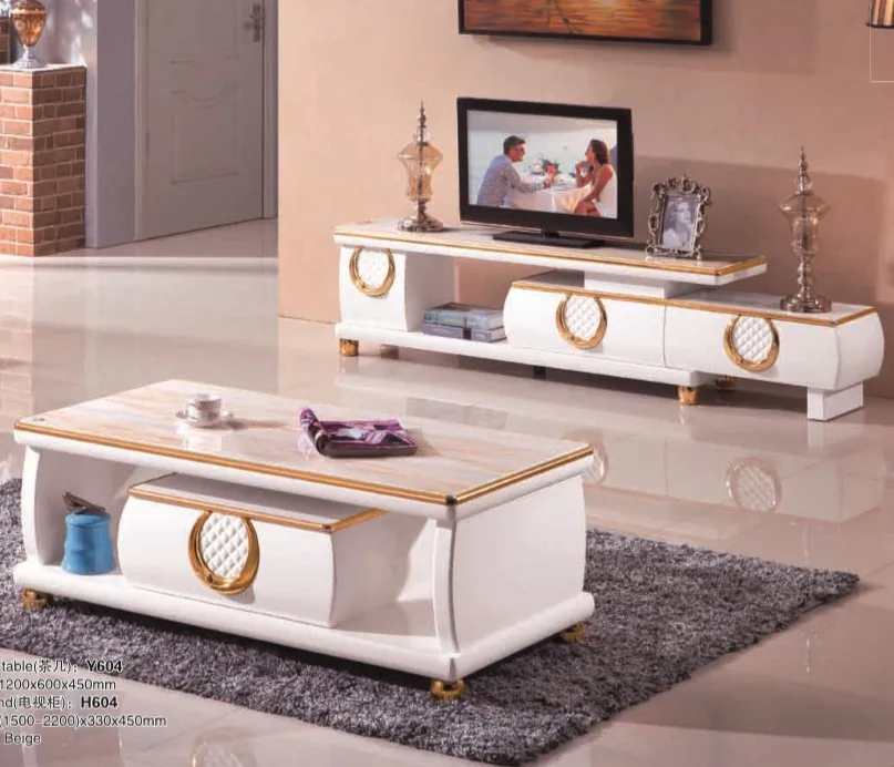 Living Room Coffee Table Set, Inexpensive African Coffee Table and TV Stand