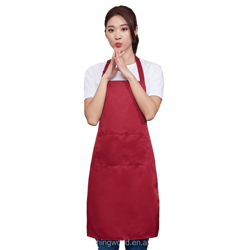 Wholesale Custom Logo Print Cooking Apron for Men Women Kitchen Cooking Baking Cooking Aj Custom LOGO