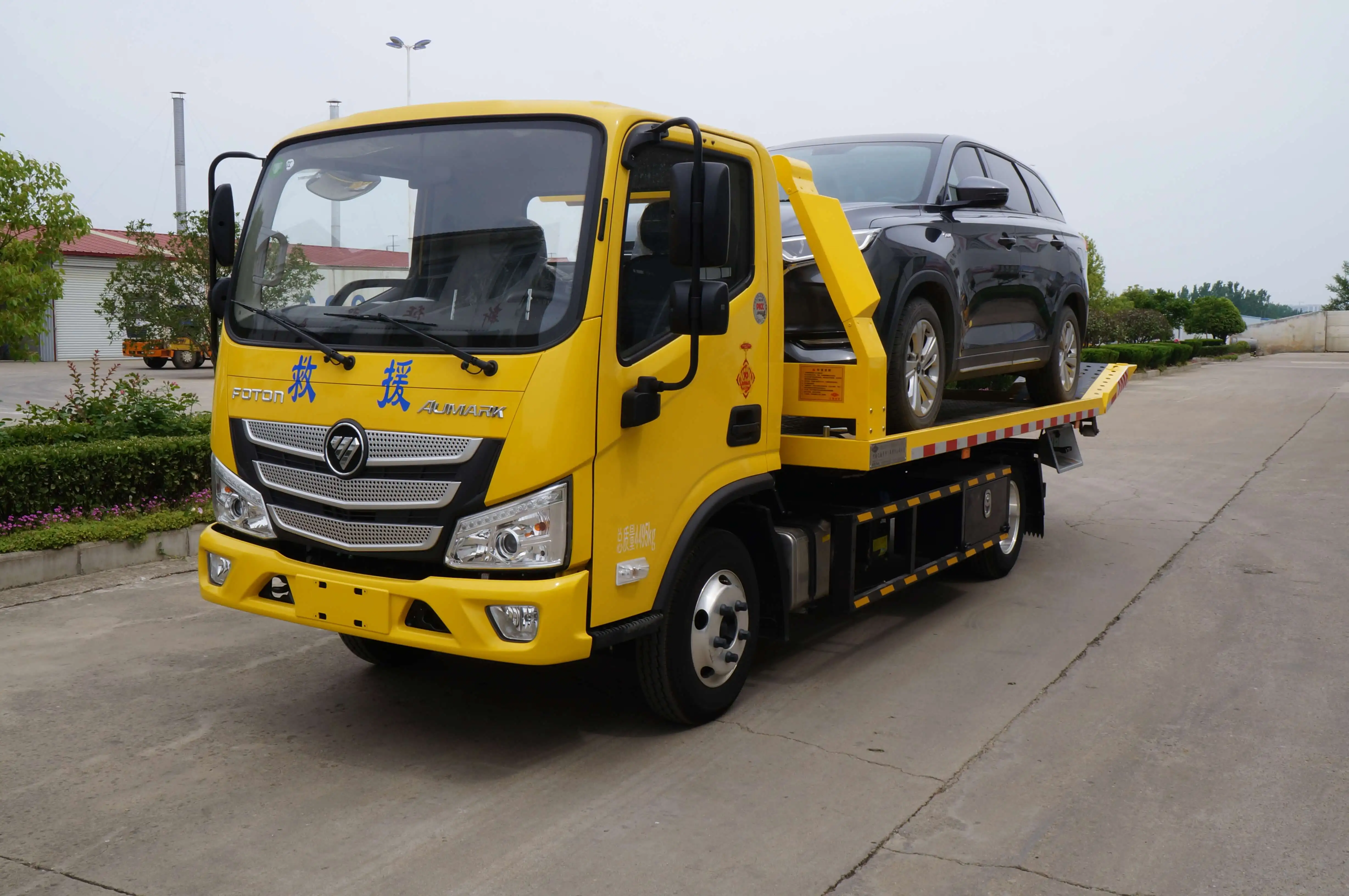 Foton 8 Tons  Wrecker Tow Truck Flatbed Platform Recovery road rescue truck for Sale