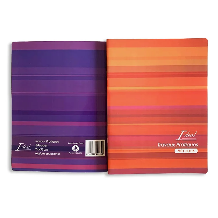 West Africa Free Sample Wholesale French Line Exercise notebook  for School Student