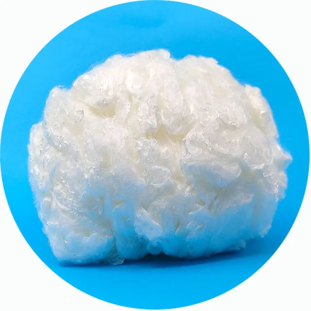 1.5dx38mm raw white ecofriendly viscose fiber for spinning yarn