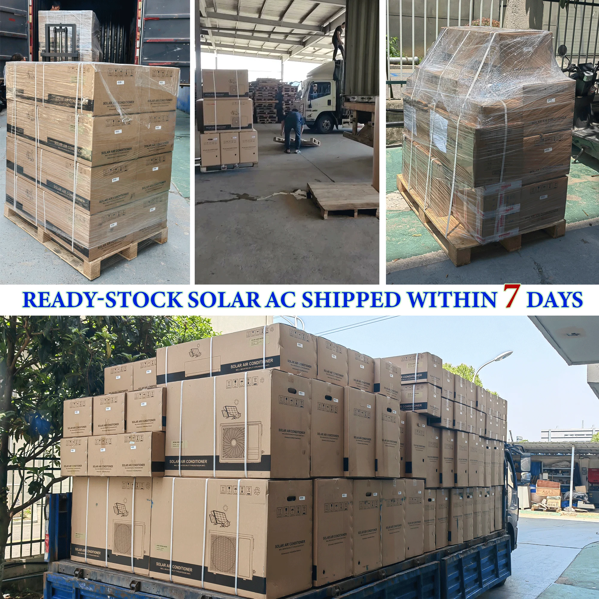 Solar Airconditioner Wall Split Air Conditioner Solar AcDc Hybrid Air Conditioner Solar Powered Air Conditioner 12000BTU18000BTU