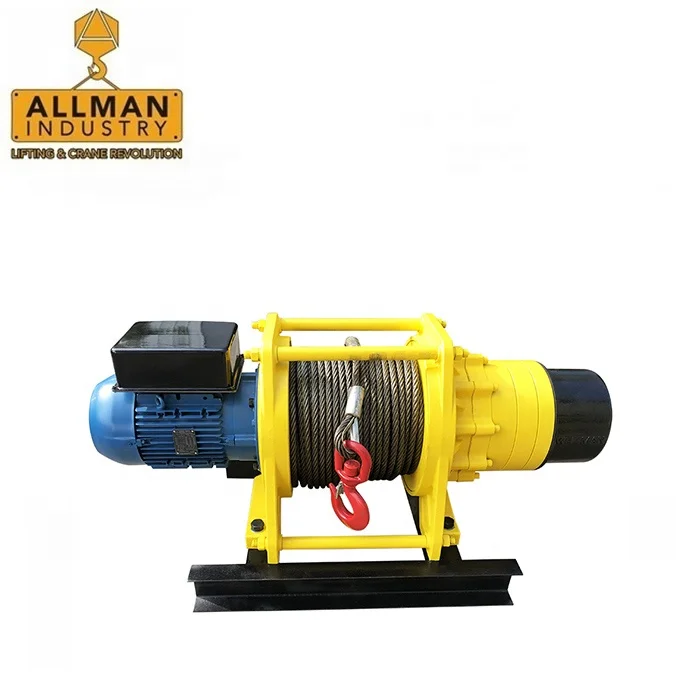 Construction Electric Winch Hoist 2 ton Electric Wire Rope Winch Machine For Sale