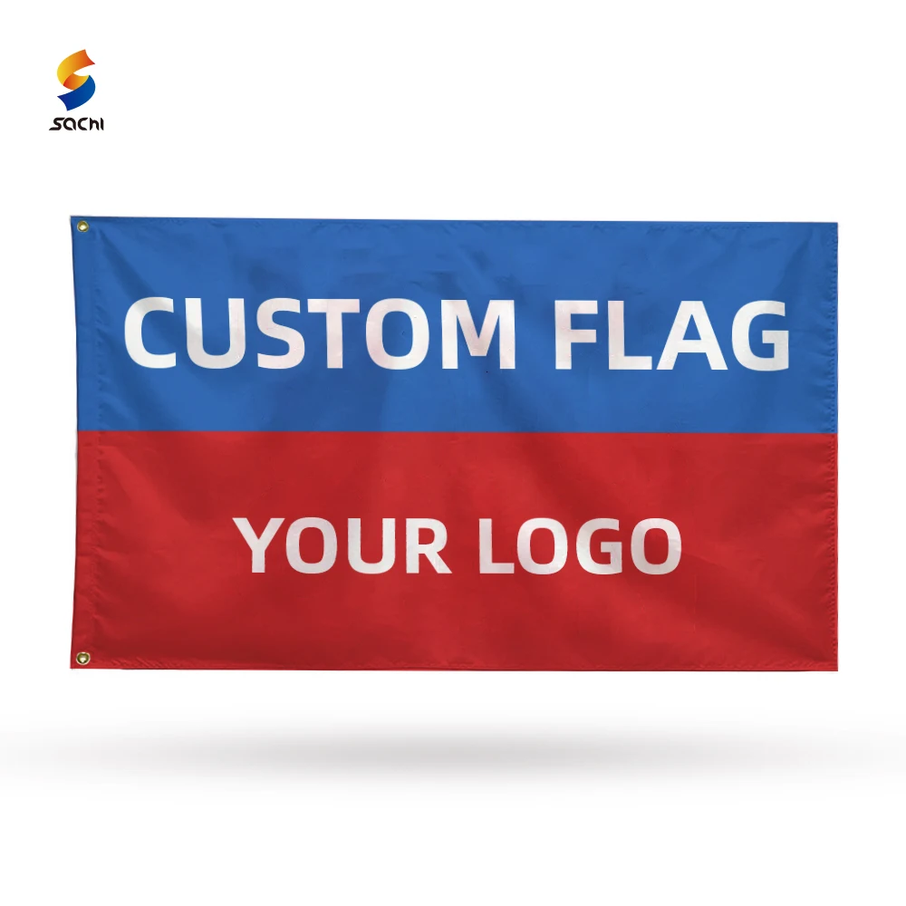 Wholesale 100% polyester custom flag events sports promotion all countries advertising banner flag ,street pole banner