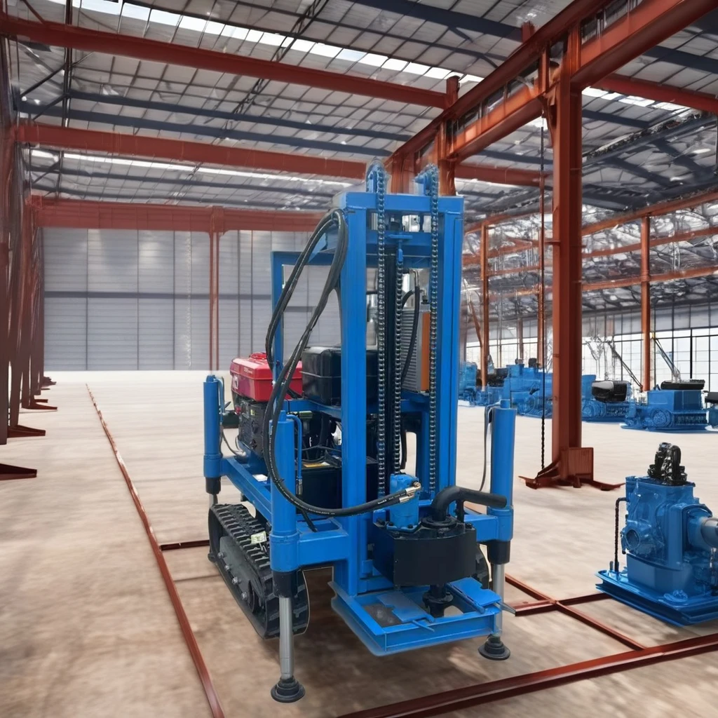 2024 New Arrival 35hp Max.150m Depth Trailer Mounted Hydraulic Water Well Drilling Rig for Construction Works