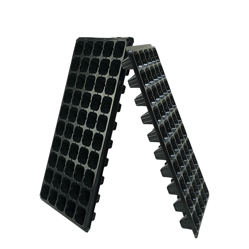 50 nursery cellsFactory Direct Produced High Quality Plastic Nursery germination tray PET Seedling Trays propagation tray
