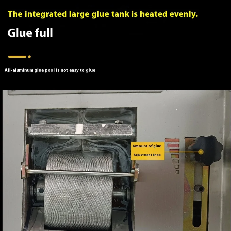 High-Speed Wireless Fully Automatic Office Commercial Binding Machine Glue-Bound Hot-Melt Loading Equipment Graphic Text