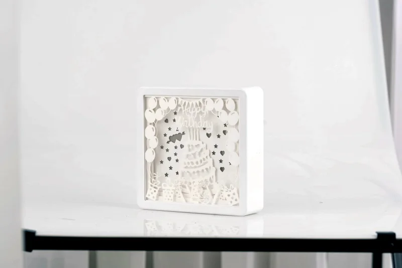Paper Cut Light Box 3D Shadow Box Frame Wall Art Led Night Light Shadow Box paper carving light