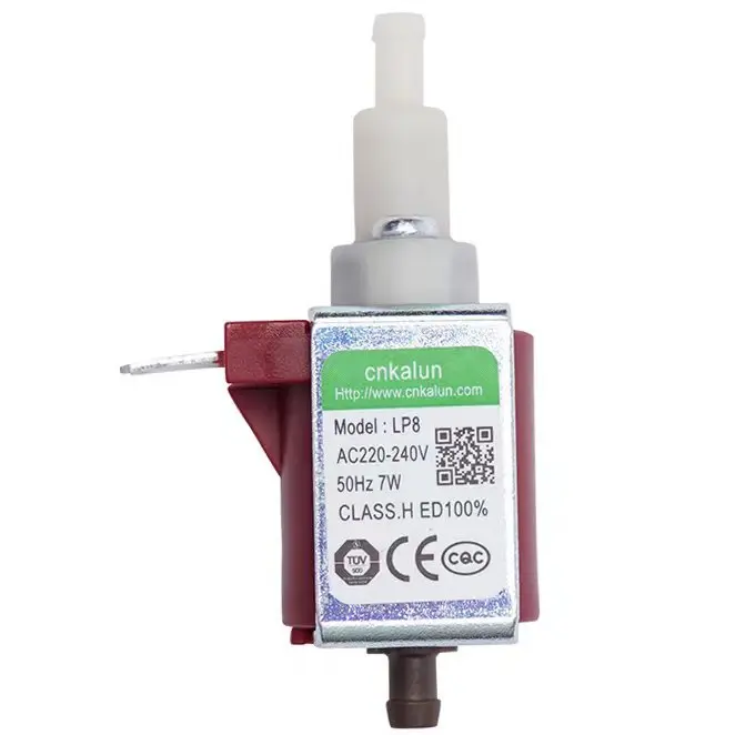 Popular LP8 15-100 ml/min Low Flow Rate Water Pumping Solenoid Pump for Garment Steamer Steam Mop