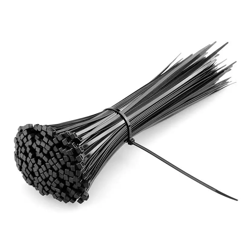 self-locking cable tie nylon66 cable ties black zip tie 4inch 2.5mm*100mm