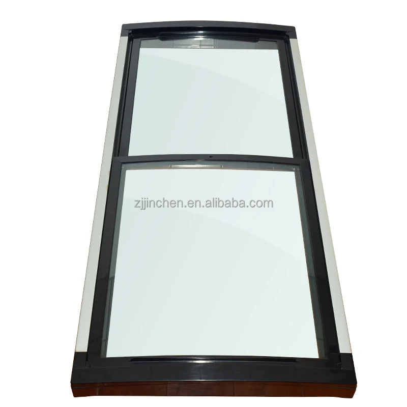 horizontal freezer glass door
