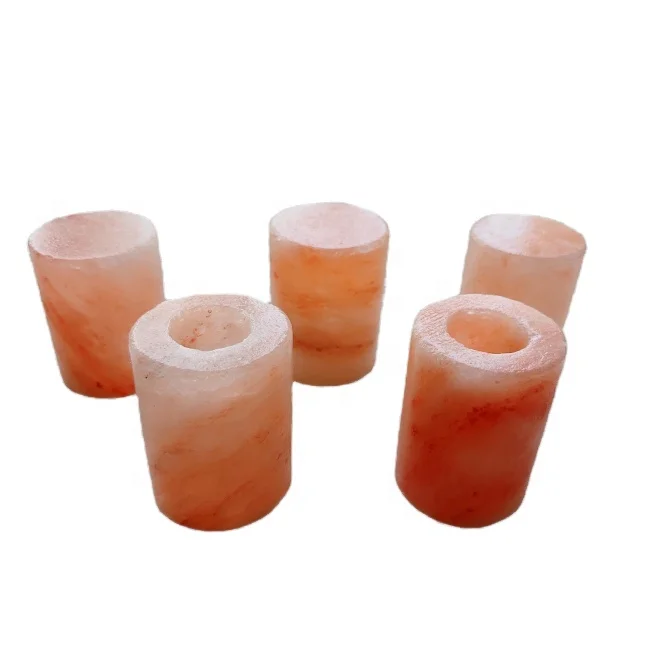 Wholesale Hand Carved 100% Pure Natural Himalayan Pink Salt Shot Glass