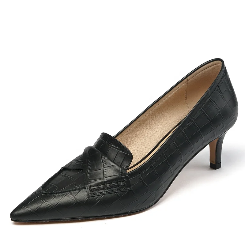 
2021 Spring autumn high qualityl black heels pumps women shoes ladies high heel shoe jobs 