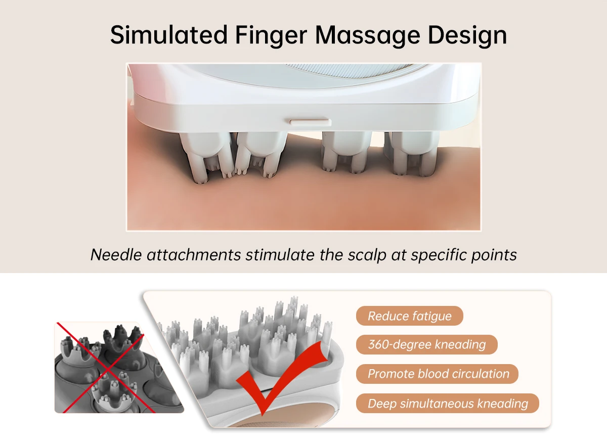 Грибной электрический стимулятор волос