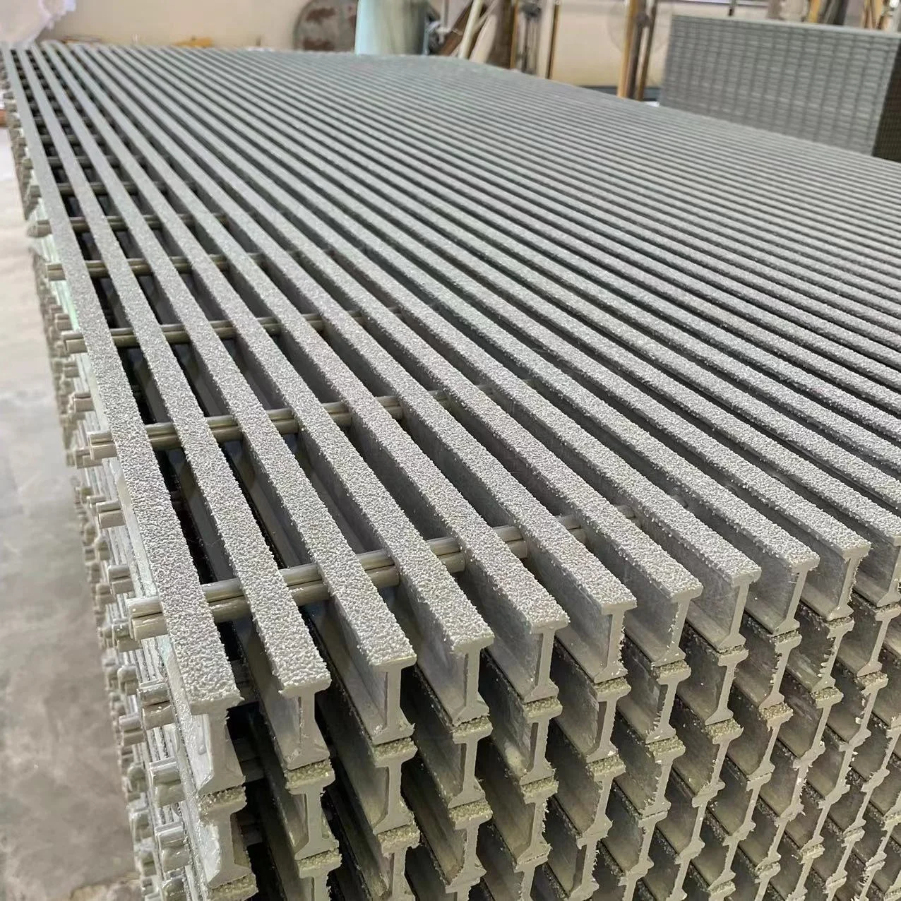 GRP Pultruded Gratings Glass Fiber Reinforced Polymer Gratings GRP Gratings