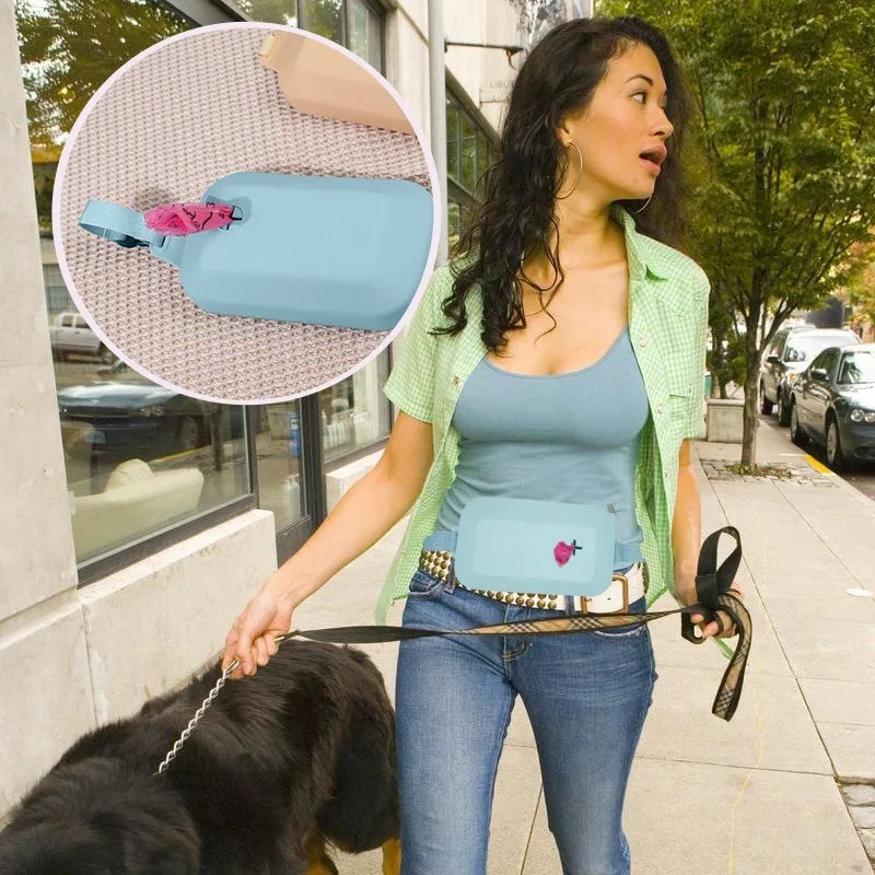 Factory Sale Wholesale Custom Silicone Pet Food  Fanny Pouch Bags Training Bag Pet And Food Training Walking Outdoor