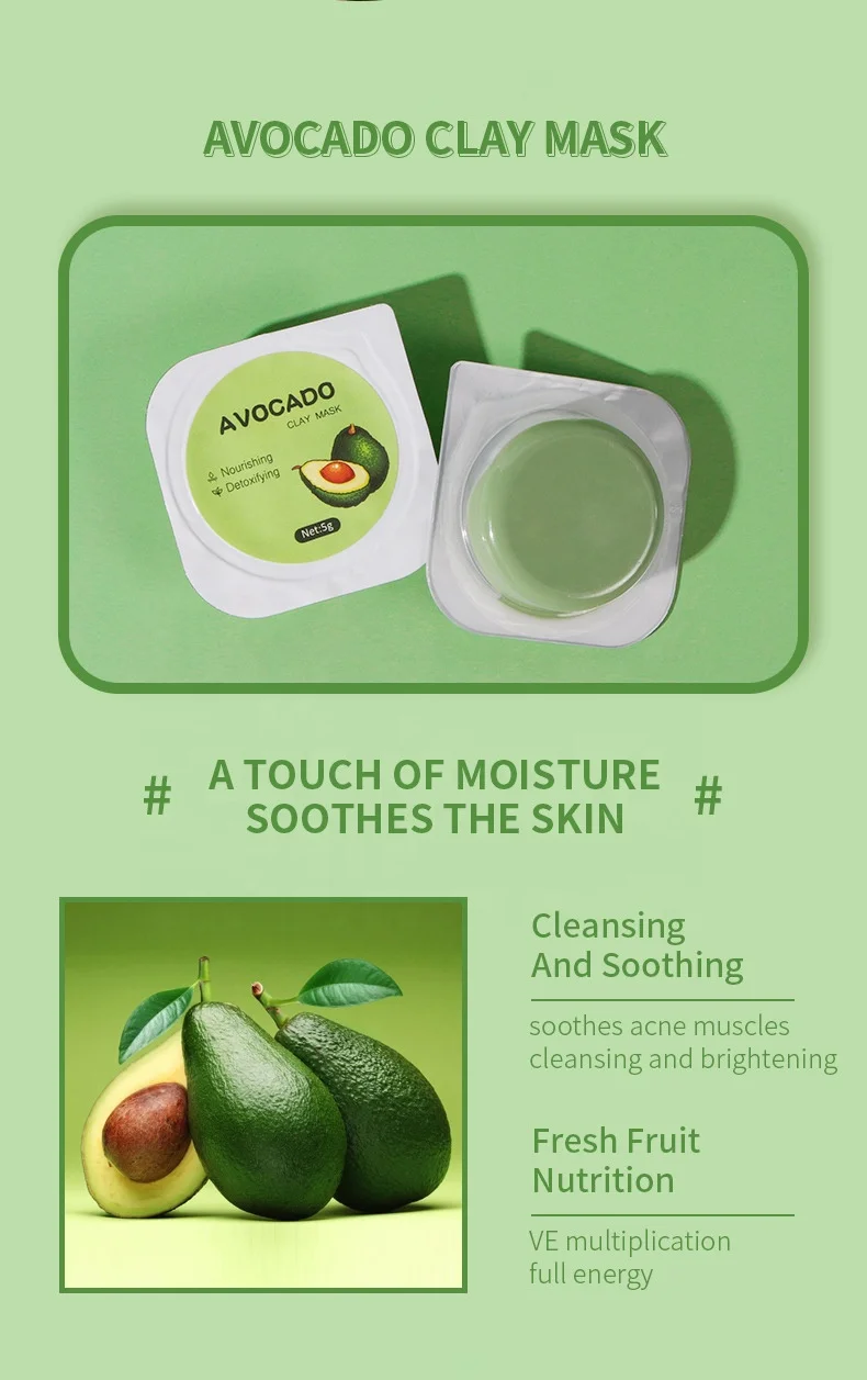 Beauty Private Label Skin Care Organic Face Clay Mask Deep Cleansing Pore Cleans Removal Blackhead Mud Mask