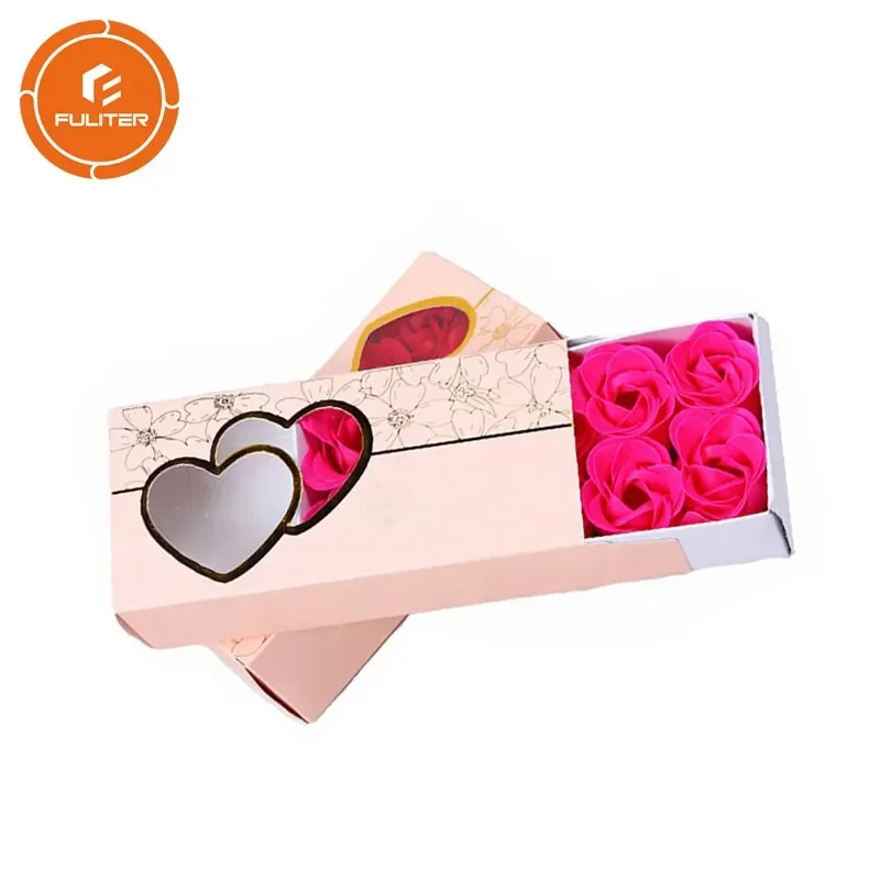 Customized Long Stem Preserved Roses Bouquet Flower Boxes Packaging Handmade Rectangle Flower Box