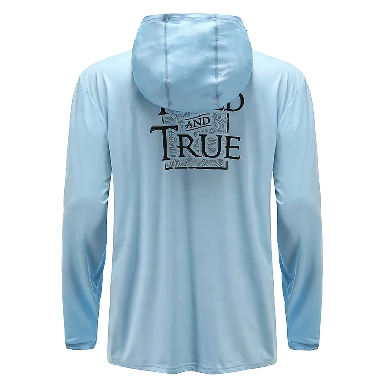 
Custom fishing shirts uv protection quick dry mens fishing hoodie 