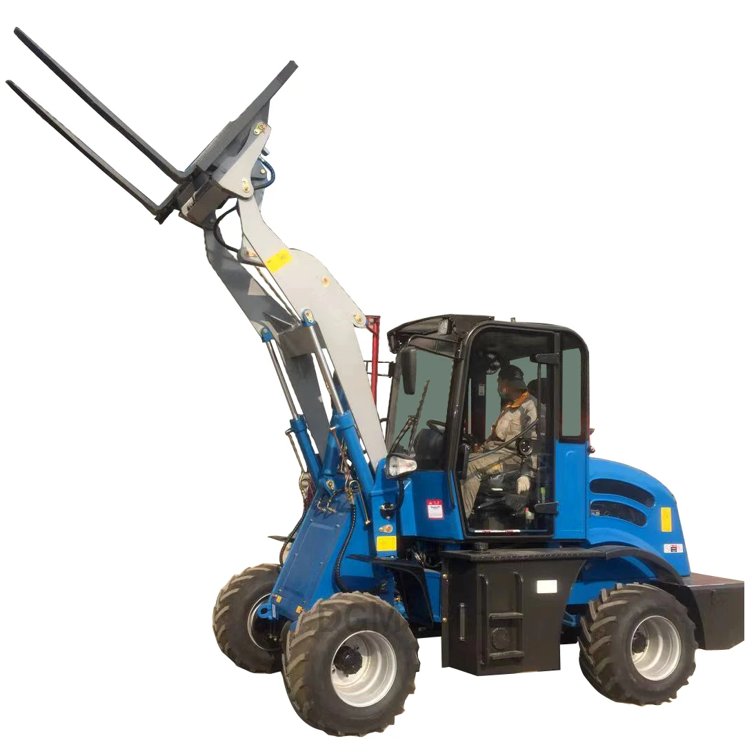 ZL912 1200kg Mini Wheel Loader Tractor Loader Front End Loader With 200mm Bucket