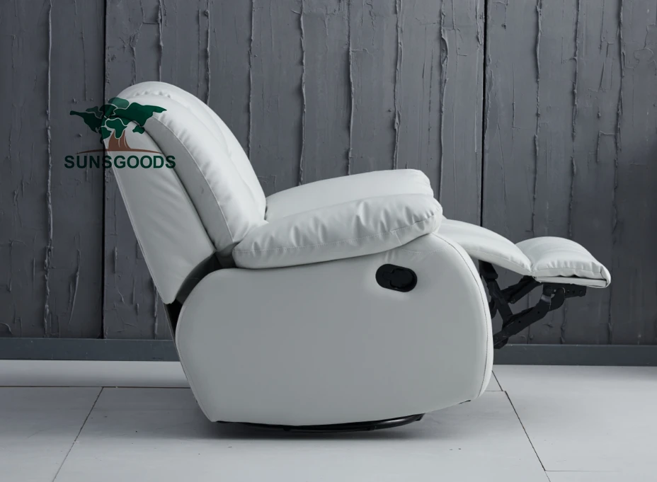 SUNSGOODS Luxury reclining genuine leather armchair recliner armchair for cinemas