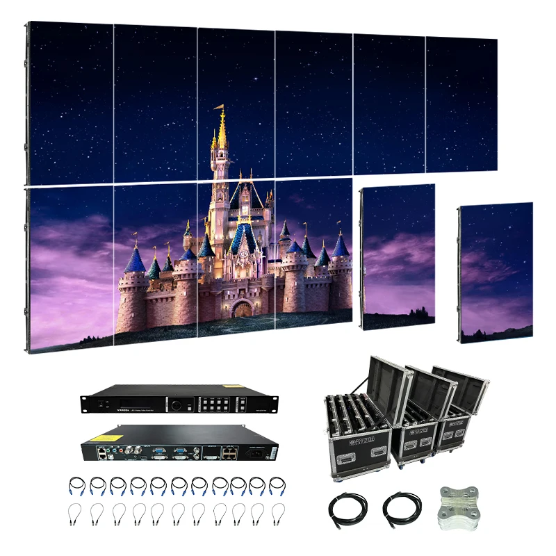 hot sexi video modular hd led tv large digital advertising display screen wall p2 p2.5 p1.9 digital billboard screen for sale