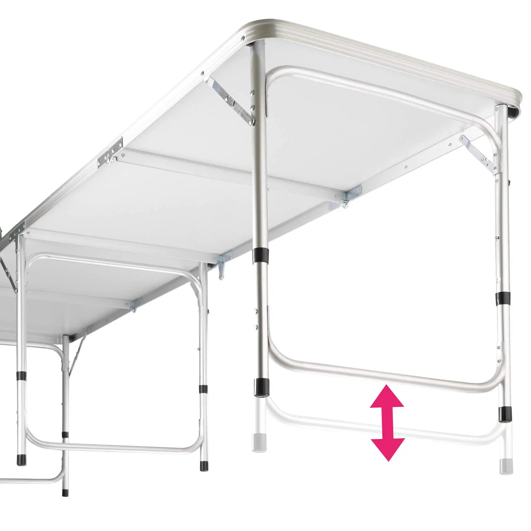 Custom camping party Beer pong table de foldable adjustable Indoor Outdoor 8ft 240cm portable plastic folding Beer pong table