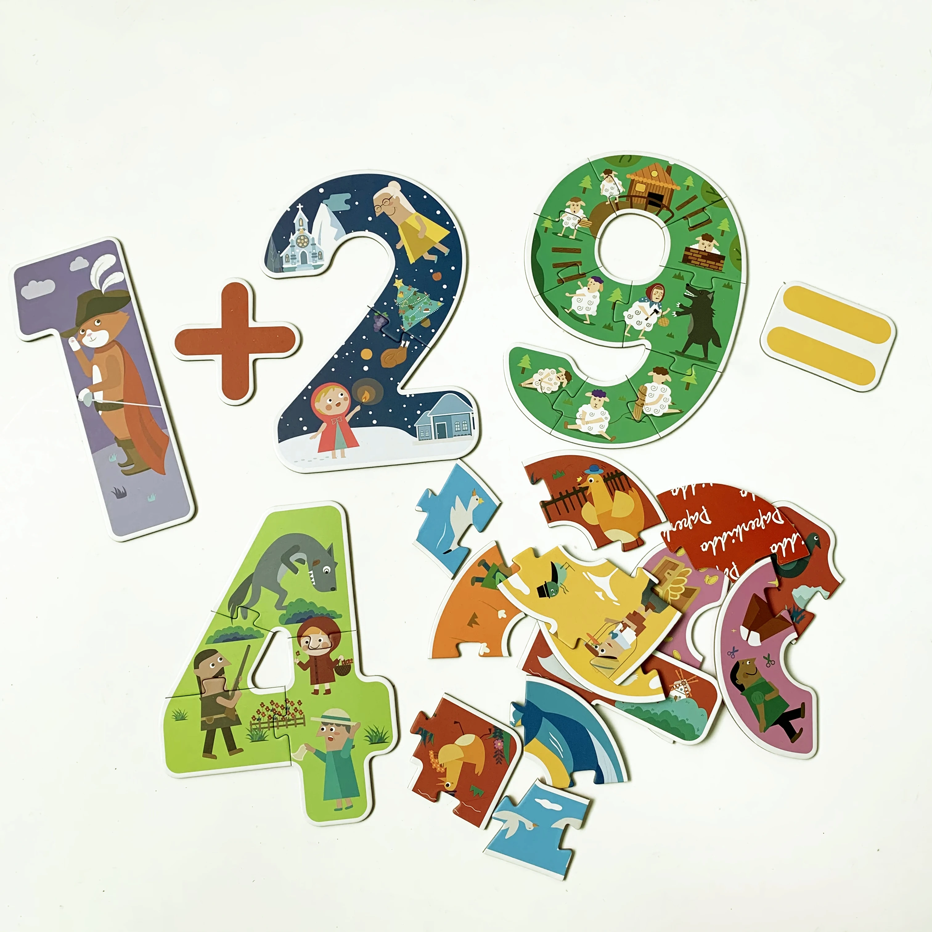 Baby toys 2-4 year old educational toys for kids learning 3d cube jigsaw puzzles children wooden toys puzzle & games