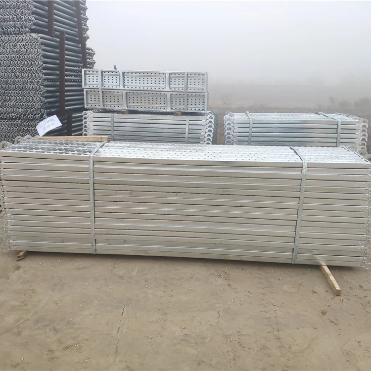 Pre Galvanized Metal Scaffold Plank 3meter Specification Metal Plank Platforms Boards For Scaffolding