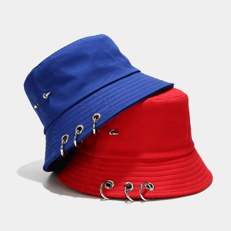 Осенние поступления 2021, модная Рыбацкая шляпа унисекс с заклепками, уличная хип-хоп шляпа для раковины, шляпа для рыбака, Панама, кепки