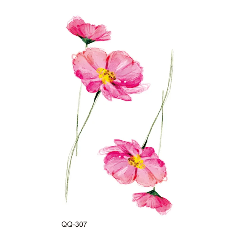 New Wholesale Colorful Design Waterproof Custom Tattoo Stickers Private Label Fake Tattoo for Girls