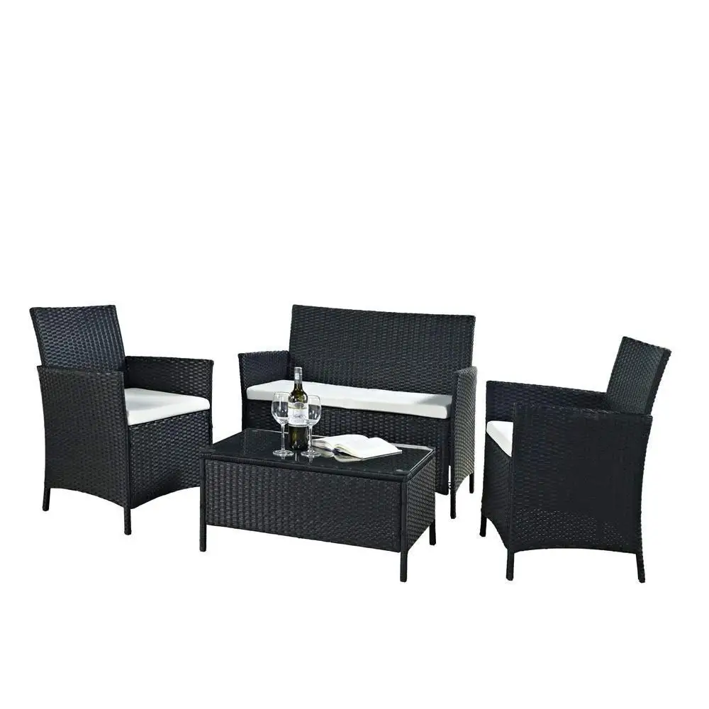 
High Quality Rattan Dining Table Garden Furniture Dining Set 